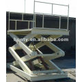 warehouse cargo lifting platform/ hydraulic warehouse scissor lift